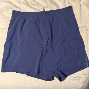 Lululemon Deep Blue Pacebreaker shorts 5” LL
